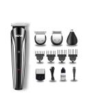 Buy NO.VA N.G 1145/05 Trimmer - 60 Min Runtime 9 Length Settings (Black Silver) | Best International Shipping | Premium Grooming Tool - Buy Online on GoSupps.com