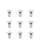 9PCS Metal Pacifier Clips & Chains - Baby Clip Replacement for Braces | YixUtag Schnuller Chain Clips | 25mm Klipp Clips for Pacifiers - Buy Online on GoSupps.com