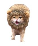 Lion Mane Wig for Cat - Pet Fancy Dress up Cat Wig with Ears Lion Mane Costume for Cat Washable Comfy Lion Hair Cat Clothes for Cosplay Holiday Photo Shoots Party Activity (Yellow L) L Yellow - Buy Online on GoSupps.com