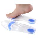 Silicone Gel Arch Support Insoles - Plantar Fasciitis Relief, Heel Spur & Callus Pain Relief for Women & Men (S: Women 6.5-8.5 // Men 6-6.5) - Buy Online on GoSupps.com