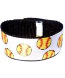 White Softball Sleeve Scrunchies (Pair) - Flexers Fast Pitch Holders for All Sizes - Buy Online on GoSupps.com