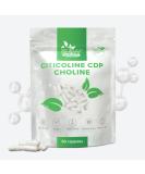 RP Citicolin 250mg - CDP Choline Capsules | GMO-Free Gluten-Free & Allergen-Free | 60 Capsules Made in ISO-Licensed Facilities - Buy Online on GoSupps.com