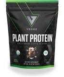 Vedge Organic Plant Protein Cold Brew Latte (20 Servings) | Vegan & Gluten-Free Powder USDA Certified | Non-Dairy Nutrition Plant Protein - Buy Online on GoSupps.com