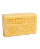 Savon de Marseille - Organic Olive Oil & Shea Butter Soap - Nourishing Pineapple Fragrance - 125g International Shipping - Buy Online on GoSupps.com