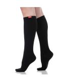 VIM & VIG Stylish Compression Socks - Moisture -Wick Nylon (Black) - Women's Medium Extended Wide Calf (18-22 Calf Circumference) by VIM & VIGR - Buy Online on GoSupps.com
