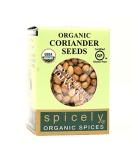 Spicely Organic Coriander Seeds 0.3 Oz - Gluten Free, Certified Fresh Flavor - Buy Online on GoSupps.com