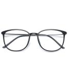 Koosufa Classic Retro Nerd Glasses for Women & Men | Round Panto Frames | Vintage Matt Black Fake Glasses with Case - Buy Online on GoSupps.com