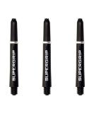 Art Attack Harrows Supergrip Tweenie Dart Shafts - Black & Silver (3 Sets) - Buy Online on GoSupps.com