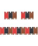 Frcolor 15-Piece Razor Safety Cap Set | Travel-Friendly Leather Cases for Razor Protection | International Shipping Available - Buy Online on GoSupps.com