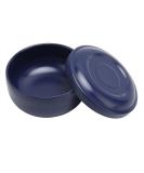 Premium Dark Blue Iron Shaving Bowl with Lid - Large Capacity Shaving Soap Mug for Effortless Lathering - Ideal for International Shipping - Buy Online on GoSupps.com