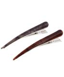 Frcolor Large Duck Teeth Bows Hair Clips - Set of 2 Classic Crocodile Duck Bill Clips for Chic Styling - Buy Online on GoSupps.com