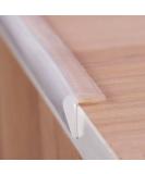 Silicone Edge Protector for Baby Proofing Corners - Clear Guards with Pre-Tape Adhesive - Soft, Safe Bumper for Child Table, Cabinets, Furniture - 3ft (0.4x0.4in) - Buy Online on GoSupps.com