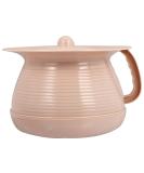 Cabilock Unisex Chamber Pot with Lid - Pink Plastic Urinal Toilet for Men Women Elderly Kids - Buy Online on GoSupps.com