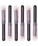 Lurrose Makeup Sponge 6pcs Lip Brush Lip Smudge Brush with Cap Lip Reusable Makeup Blending Applicator Brush for Women Makeup Blending Sponge As Shown 1 - Buy Online on GoSupps.com