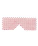 Handcrafted Rose Quartz Eye Mask with Cooling Jade - Reduce Puffiness & Dark Circles | Facial Massage | Crystal Pink - Buy Online on GoSupps.com