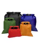 Pimoys 5 Pack Multicolour Waterproof Dry Sacks Lightweight Outdoor Dry Bags Ultimate Dry Bags for Rafting Boating Camping (1.5L 2.5L 3.5L 4.5L 6L) - Buy Online on GoSupps.com