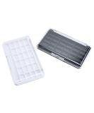 Fomiyes 2-Pack 24-Grid Empty Cosmetic Palette - Versatile Plastic Eyeshadow Pallet for DIY Make-Up & Craft Projects - Buy Online on GoSupps.com