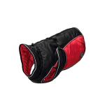 HUNTER Uppsala Extreme Dog Coat - Water-Repellent Reflective Winter Jacket for Dogs - Size 50 Black/Red - Stylish & Warm Shipping Internationally - Buy Online on GoSupps.com