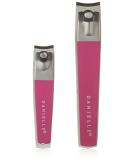Buy Danielle Creations Soft Touch Stainless Steel Duo Nail Clippers Set - Pink | International Shipping Available - Buy Online on GoSupps.com