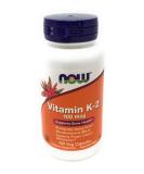 Now Foods K-2 100mg 100 Capsules - Vitamin K2 Supplement - Buy Online on GoSupps.com