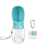 Cotop portable dog water bottle for on the go 350ml pet water dispenser antibacterial leak -proof dog cat travel drink bottle bowl pet outdoor drinking cup (blue) blue 350ml - Buy Online on GoSupps.com