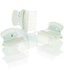 Conair Hot Roller Super Clips White - Set of 10 - Buy Online on GoSupps.com