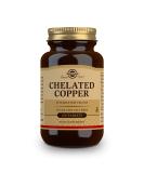 Solgar Chelated Copper Tablets - 100 Count | Essential Mineral Supplement - Buy Online on GoSupps.com