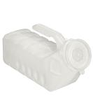 BodyHealt Portable Urinal for Men - Deluxe Male Urinal with Spill-Proof Lid | 32oz/1000ml Capacity | Ideal for Elderly, Travel, Camping | Thick Plastic Urine Cup - Buy Online on GoSupps.com