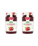 2 x 430g No Added Sugar Strawberry Jam Diabetic Friendly - Buy Online on GoSupps.com