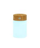 RUGERO 250ml Portable Cool Mist Air Humidifier with 7 LED Lights - Bedroom, Baby, Yoga, Office, Car - Light Wood Grain Finish | Mini Auto-Off Plant Humidifier - Buy Online on GoSupps.com