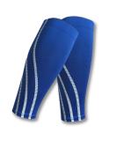 Gemx Calf Compression Sleeve (1 Pair) - Breathable Neoprene Fabric Shin Support for Running, Cycling, and Hiking - Men & Women - Blue - Buy Online on GoSupps.com