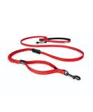 Ezydog Jogging Leash for Small & Medium Dogs - Reflective & Elastic Bungee - 210cm Red | Perfect Running Gear for Dog Owners - Buy Online on GoSupps.com