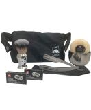 Buy G.B.S Men s Wet Shaving Kit | Interchangeable Razor & Badger Hairbrush | Travel Toiletry Bag Included - Buy Online on GoSupps.com