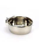 Stainless Steel Hanging Bowl for Birds Rodents & Dogs - 0.60L with Screw Holder - Buy Online on GoSupps.com