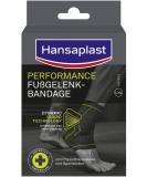 Hansaplast Performance Ankle Bandage - Stabilizes & Relieves Joint Pain - Supports Right & Left Ankle - Size L/XL - Ideal for Active Relaxation - International Shipping Available - Buy Online on GoSupps.com