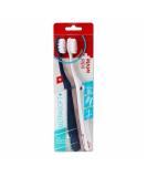 edel+white Flosser Ultra-Soft Duo Swiss-Made Toothbrushes - 2 Pack - Buy Online on GoSupps.com