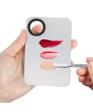 Stainless Steel Makeup Mixing Palette with Spatula Rod - Cosmetic & Nail Art Tool - Buy Online on GoSupps.com