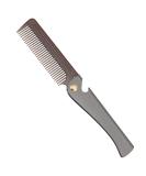 Stainless Steel Folding Comb - Pocket Comb for Men and Women - Black - Buy Online on GoSupps.com