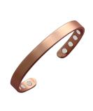 Copper Bracelet for Men and Women 99.9% Pure Copper Bangle 6.8" Adjustable for Arthritis with 8 Magnets for Effective Joint Pain Relief, Arthritis, RSI, Carpal Tunnel Plain design - Buy Online on GoSupps.com