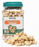 Hansia Organic Keto Kosher Vegan Cashews - 1 lb Pack - Dry Roasted Unsalted Superfood, Gluten-Free, Fresh, Healthy Snacks - High Protein, Fiber, Vitamin, and Iron - Buy Online on GoSupps.com