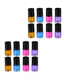 Beaupretty Terrarium Essential Oil Roller Bottles - 16PCs Mini 3ml Glass Containers for Travel & Probes - Buy Online on GoSupps.com