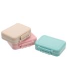 Healvian Small Pill Organizer Box - 3Pcs Travel Mini Pill Case Holder with Removable Compartments for Fish Oil - Portable Daily Use - Buy Online on GoSupps.com