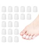 WLLHYF 20 Pieces Gel Toe Protectors - Breathable Toe Covers for Bunion Overlap Toe Hammer Toes - White Toe Sleeves for Pain Relief - Buy Online on GoSupps.com