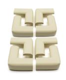AKORD Baby Safety Corner Protectors for Desk Table Cream - Buy Online on GoSupps.com