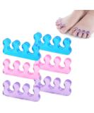 MINAYANLEO 3 Pairs Soft Gel Toe Separators Toe Spacers Toe Stretchers Separators for Overlapping Toes Correct Bunions Hammer Toe Foot Pain Relief - Buy Online on GoSupps.com