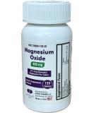 Magnesium Oxide 400mg Tablets - 120 Count - Dietary Supplement Antacid - Buy Online on GoSupps.com
