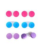 6-Piece Contact Lens Case Set with Integrated Mirror - Durable Storage Containers for Safe Lens Protection - Buy Online on GoSupps.com