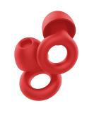 Waymaytecy Reusable Earplugs for Noise Reduction | Soft Silicone Hearing Protection for Sleep Travel Work & More (Red) - Buy Online on GoSupps.com
