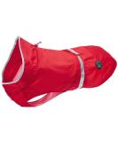 HUNTER UPPSALA Rain Dog Raincoat - Reflective Stripes Size 35 Red | Shop Internationally for Quality Pet Gear - Buy Online on GoSupps.com