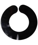 FOMIYES Black Hair Dye & Makeup Cape Silicone Neck Wrap Guard for Hair Cutting & Barber Use - Buy Online on GoSupps.com